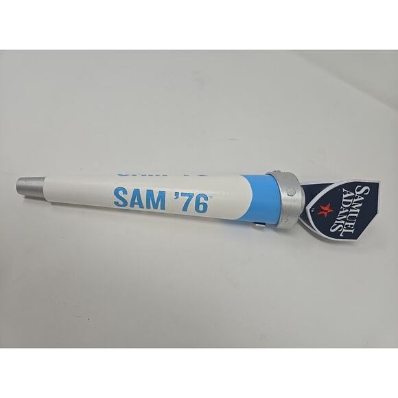 Sam Adams Beer Tap Handle Sam '76 13" Man Cave 3 Sided Samuel - Picture 1 of 7